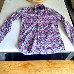 Bonobos Stretch Slim Fit Palm Tree Long Sleeve Button Down Shirt